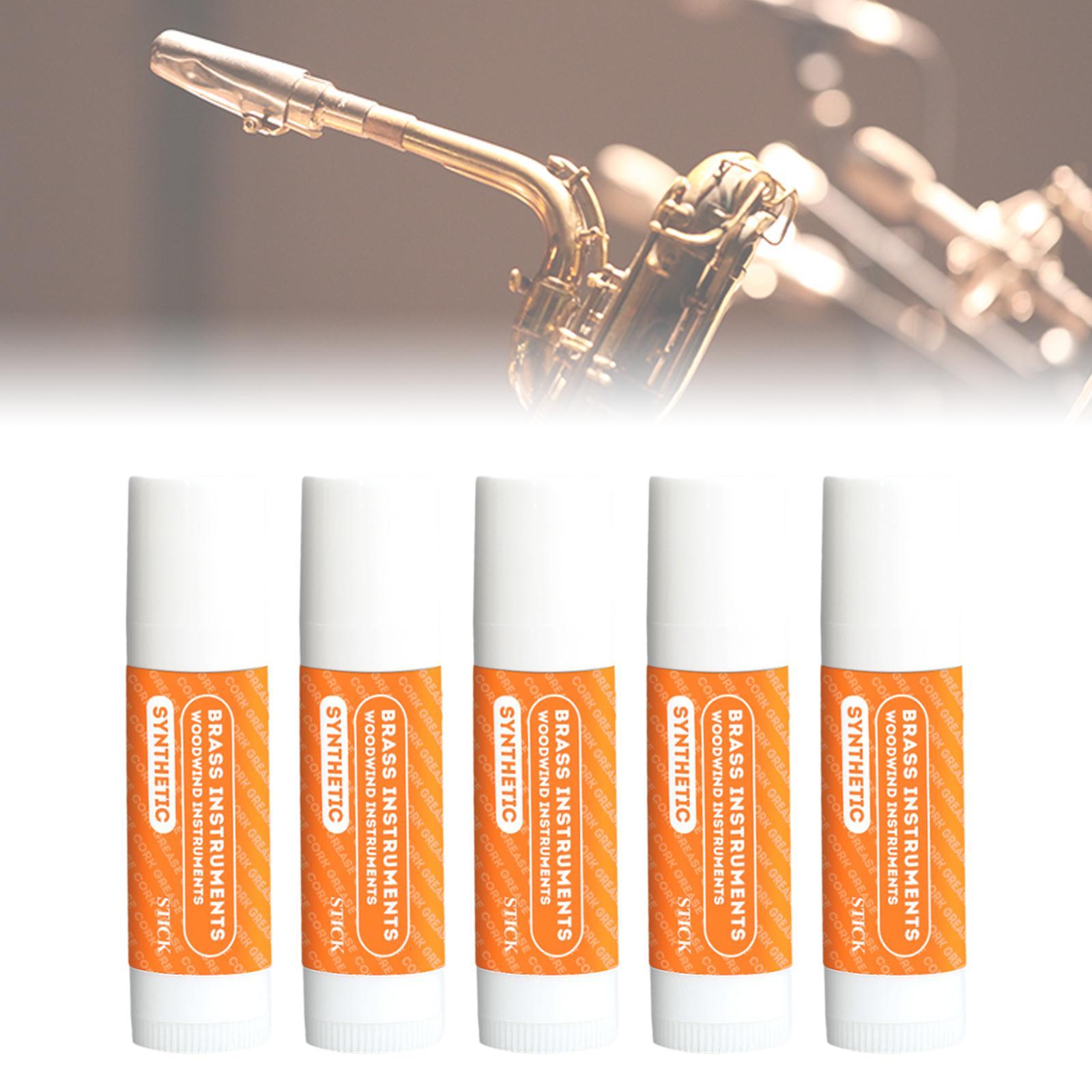 Musical Instrument Bazooka - 5 個クラリネットコルクグリースクリーニングコンパクトケア潤滑剤フルートメンテナンス木管ファゴットアルトフルートオーボエトランペット