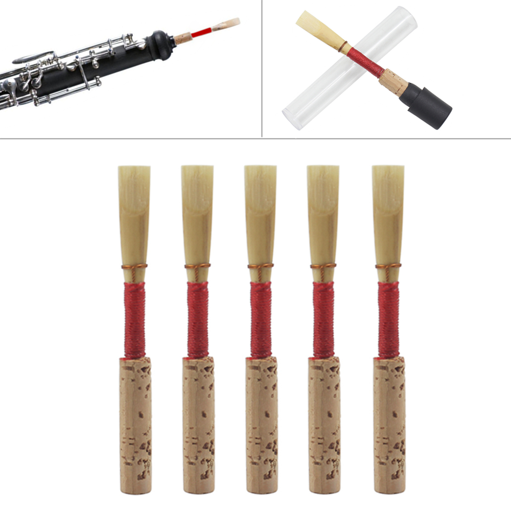 Musical Instrument Oboe - 5 ピース/ロットホタルイオーボエ葦ソフトマウスピースオーケストラ中管楽器部分 ckeys