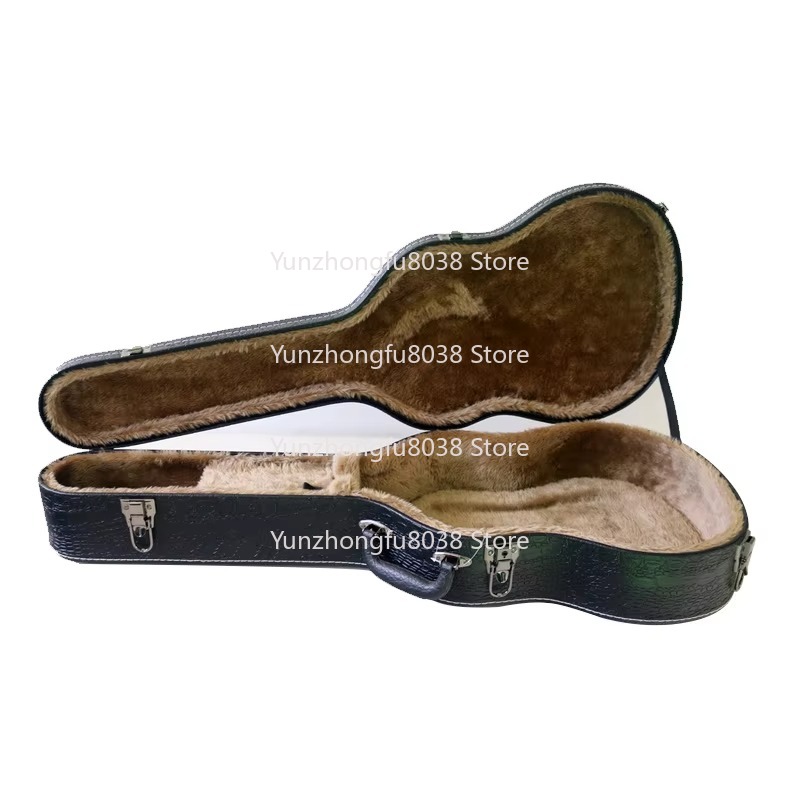 Musical Instrument Guitar - 34インチ木製ギターケース 凸型耐圧、耐衝撃、防水 - 楽器アクセサリー用