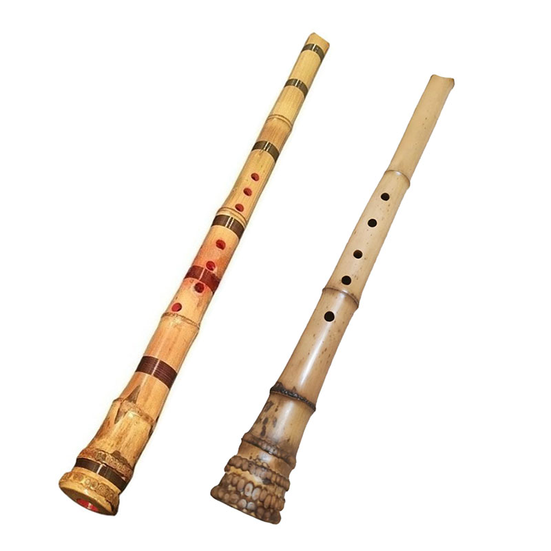 Shakuhachi Bamboo Flute - 6/8穴尺八中国伝統笛演奏民俗音楽中国の垂直竹笛プロの木管楽器