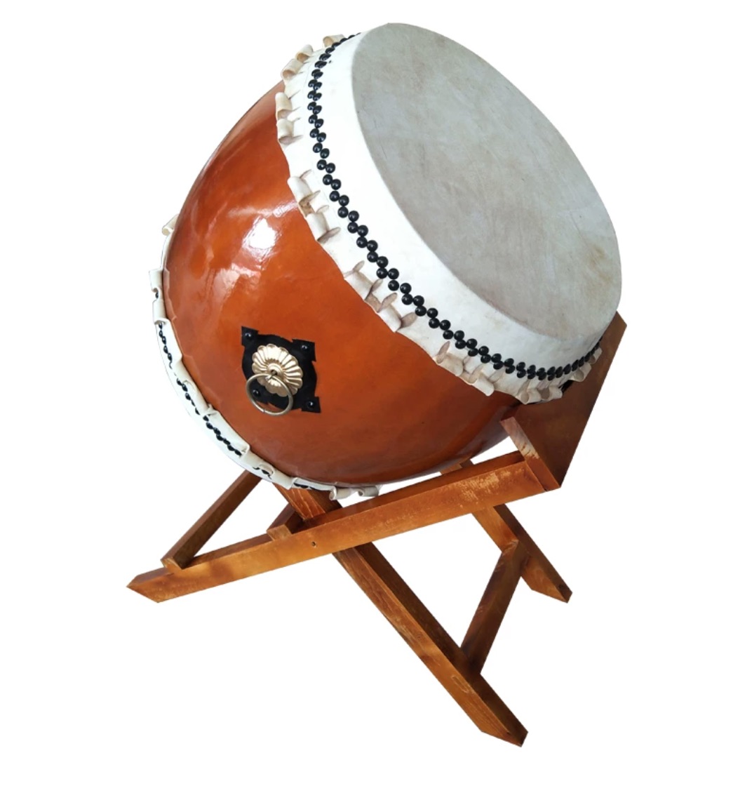Musical Instrument In Japanese - 12インチの日本の太鼓、伝統的な打楽器、ステージパフォーマンス用の楽器。