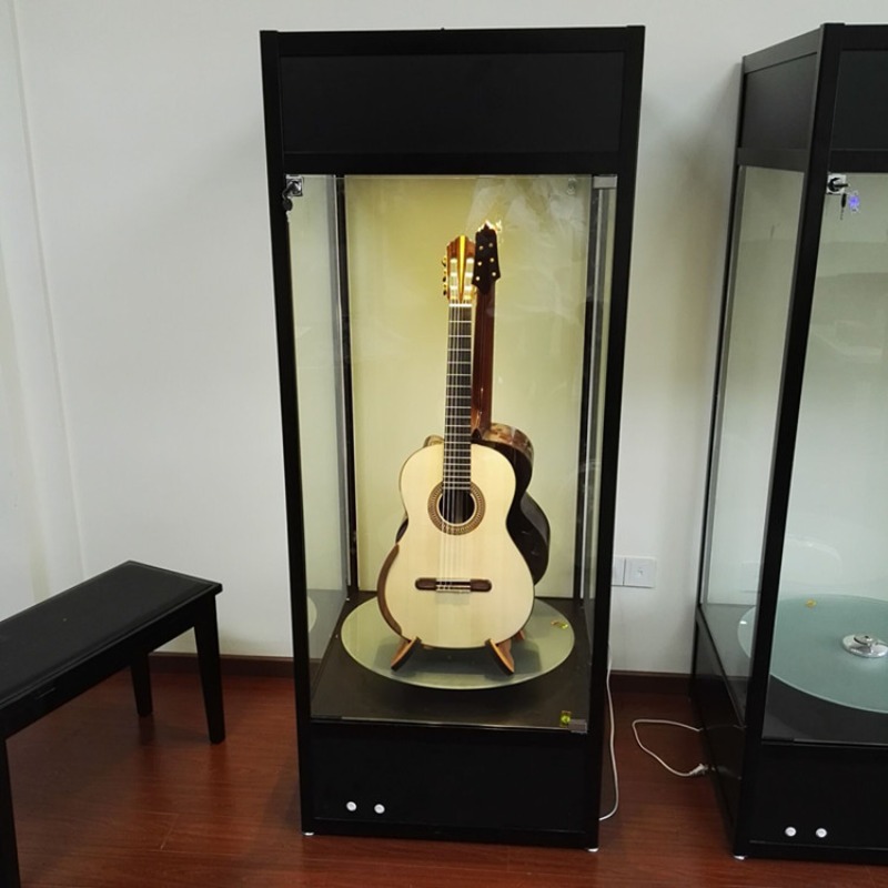 Musical Instrument Glass - ギター用ガラスディスプレイキャビネット、ピアノ店、古筝用ディスプレイキャビネット、楽器用ディスプレイキャビネット