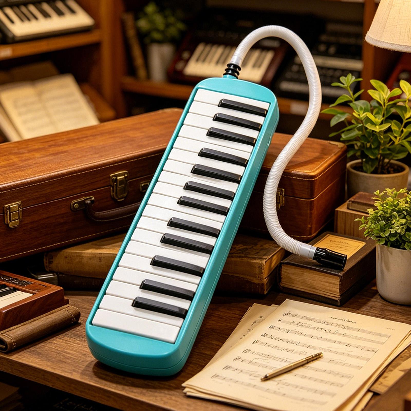 Musical Instrument Long - 楽器 32 キーポータブルパーカッションキーボードガジェット ソフトロングチューブ楽器付き 大人、ティーン、男の子、男性向け
