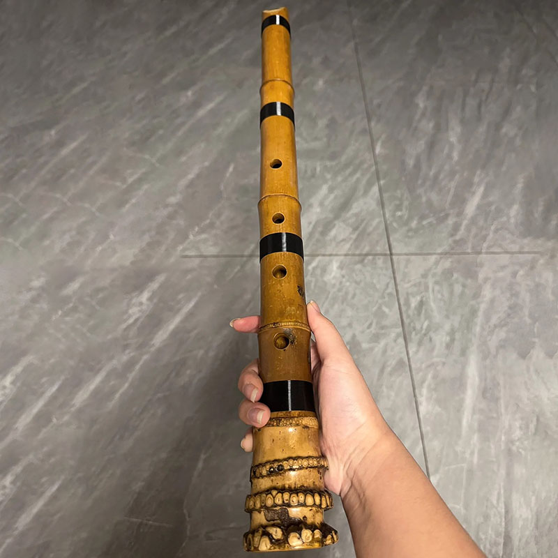 Shakuhachi Bamboo Flute - 5穴シャクハチ竹製日本製シャクハチ大人用プロフェッショナルパフォーマンス縦笛中国伝統楽器