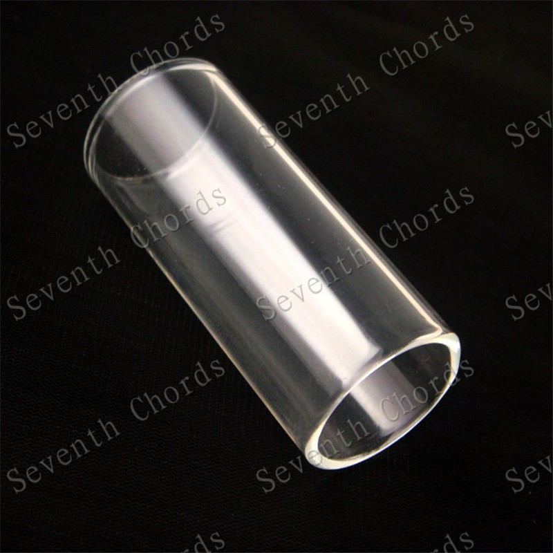 Musical Instrument Glass - ガラスのスライディングクリスタルギター,長さ61mm,22.5mm,楽器アクセサリー,1個