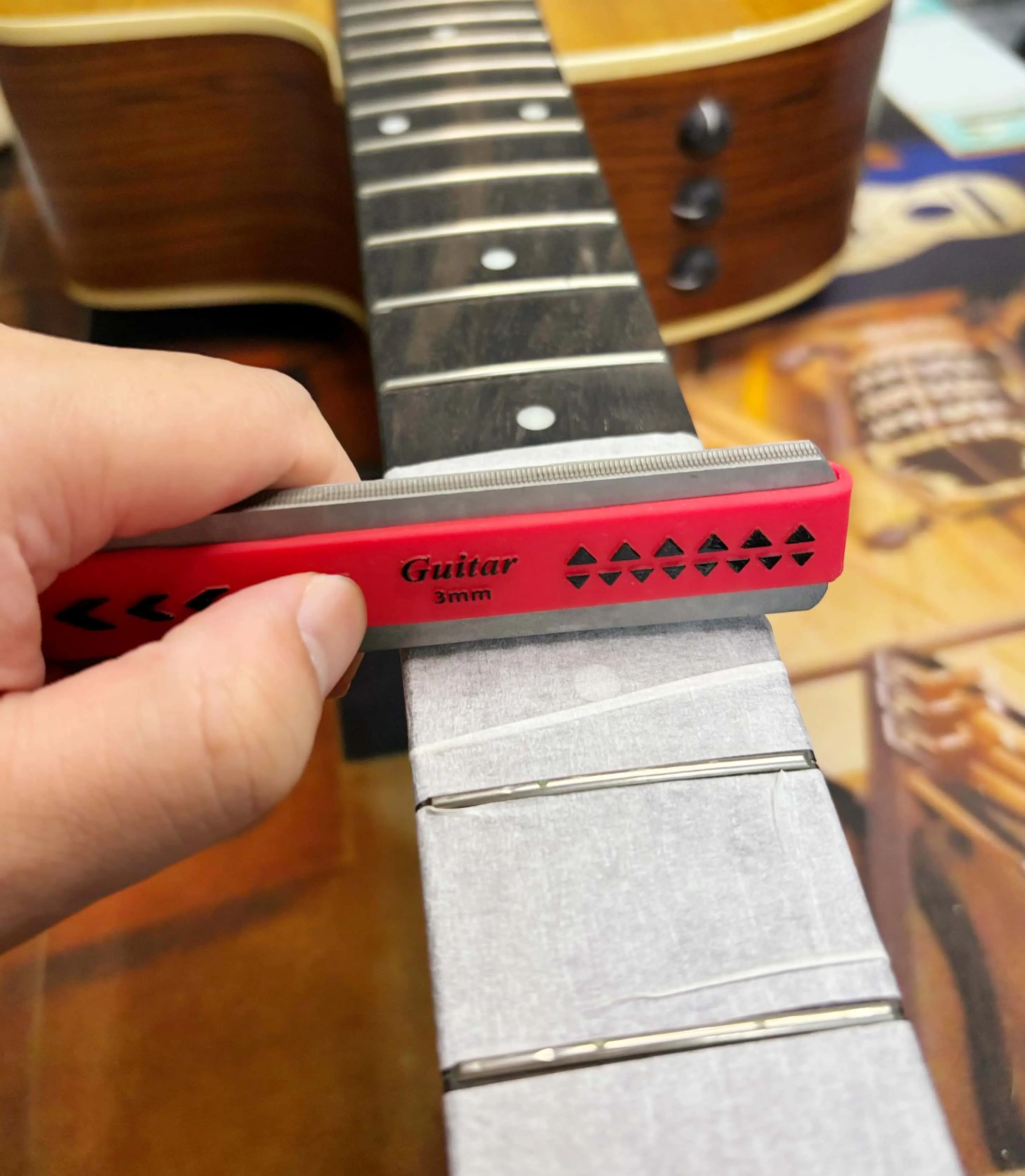 ギター ウクレレ 弦楽器 指板 フレット クラウニングファイ - Musical Instrument Types のレビューと価格