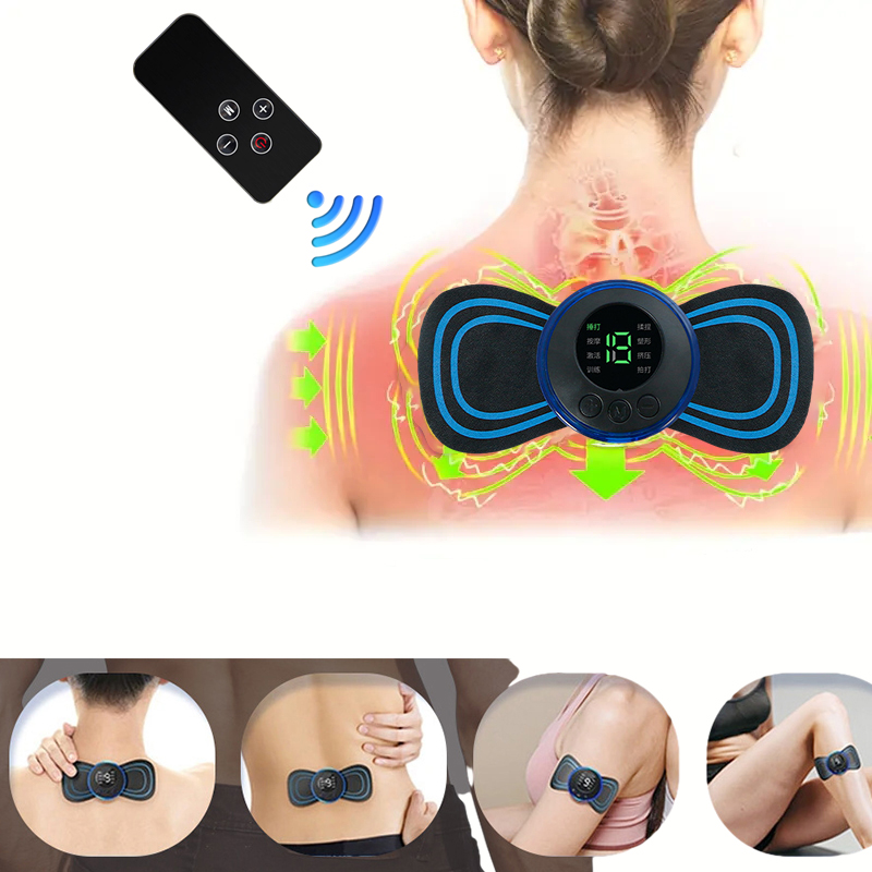 8つのマッサージモードと19段階の電気パルスを備えたミニマッ - Vibraslap Percussion のレビューと価格