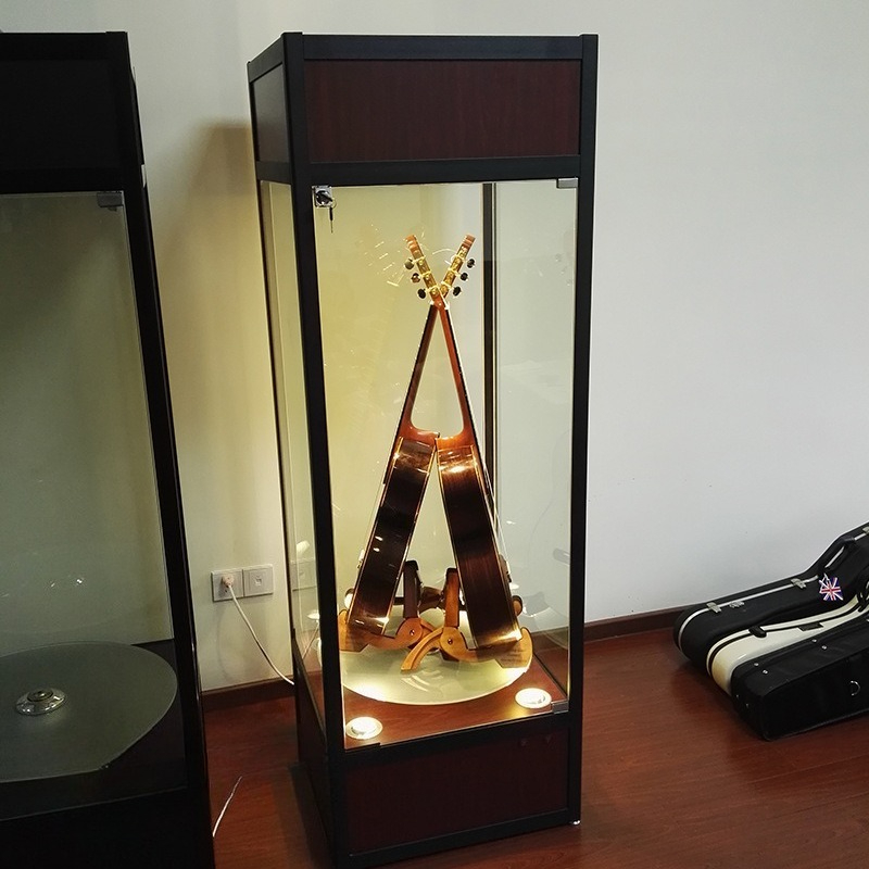 ギター用ガラスディスプレイキャビネット、ピアノ店、古筝用ディ - Musical Instrument Glass のレビューと価格