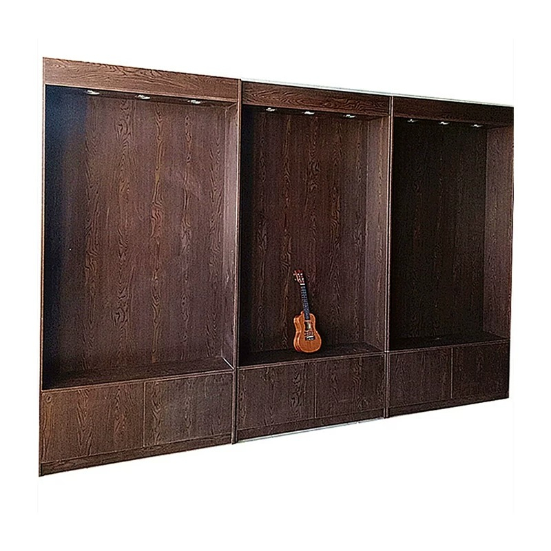 楽器店用木製ガラス製陳列棚、アクセサリー・ギター展示用収納キ - Musical Instrument Glass のレビューと価格