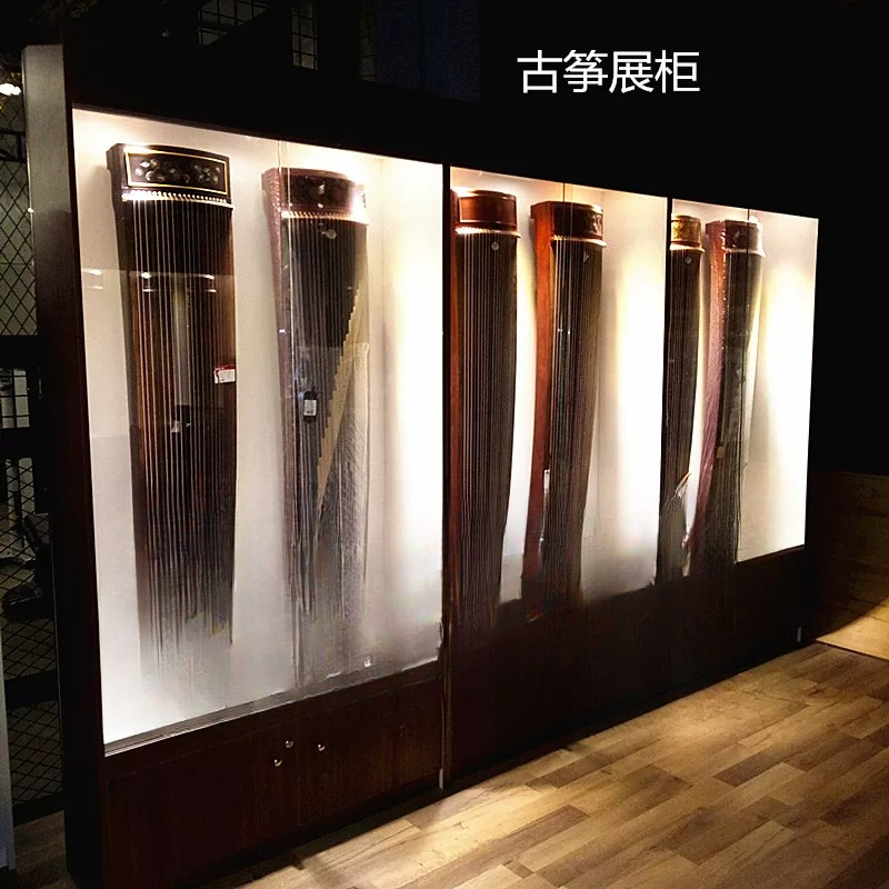 楽器店用木製ガラス製陳列棚、アクセサリー・ギター展示用収納キ - Musical Instrument Glass のレビューと価格