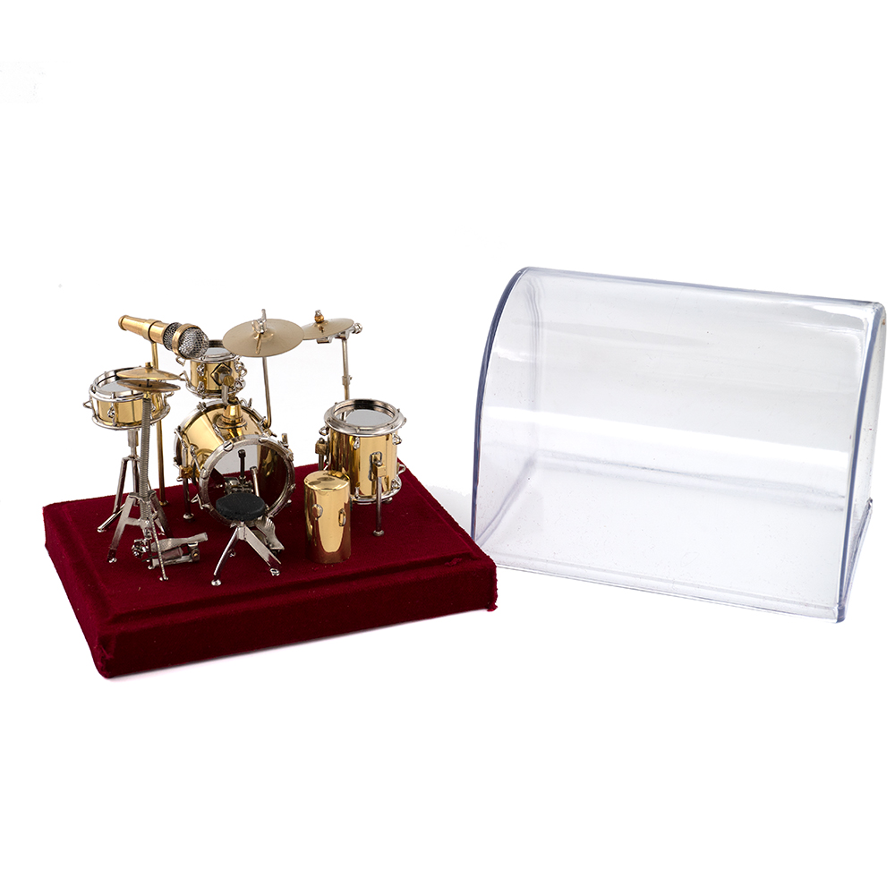 ミニチュアドラムモデルミニマイクシンバル楽器1/12ドールハ - Musical Instrument Jazz のレビューと価格