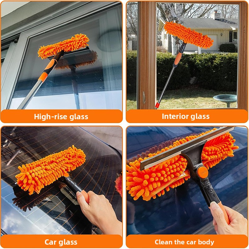 2-in-1伸縮式425CMダスター窓用スクイジー、シェニー - Musical Instrument Glass のレビューと価格