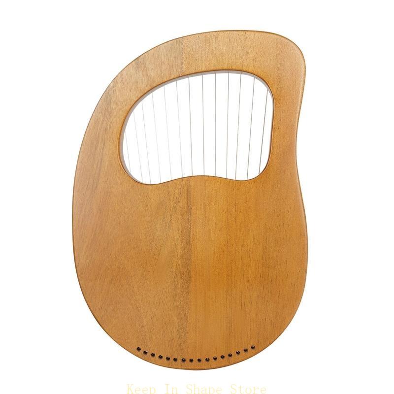 U1JC 16弦マホガニーライアハープ、lyreパターン音楽 - Musical Instrument Lyre のレビューと価格