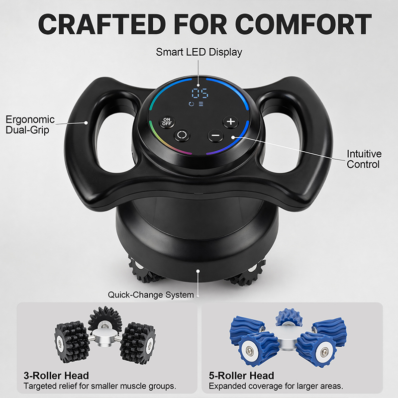 ハンディタイプの電動ボディマッサージャー、2つの交換可能なヘ - Vibraslap Percussion のレビューと価格