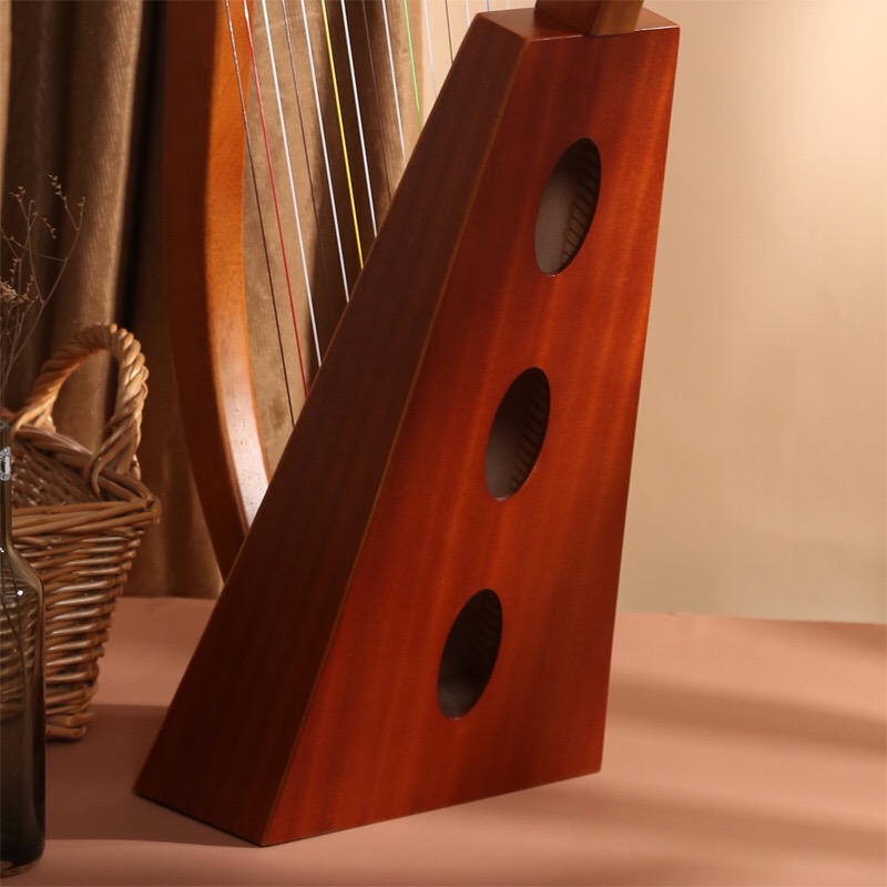 15 19 弦ミニハープ竪琴ピアノ木製ポータブル楽器高品質弦 - Musical Instrument Harp のレビューと価格