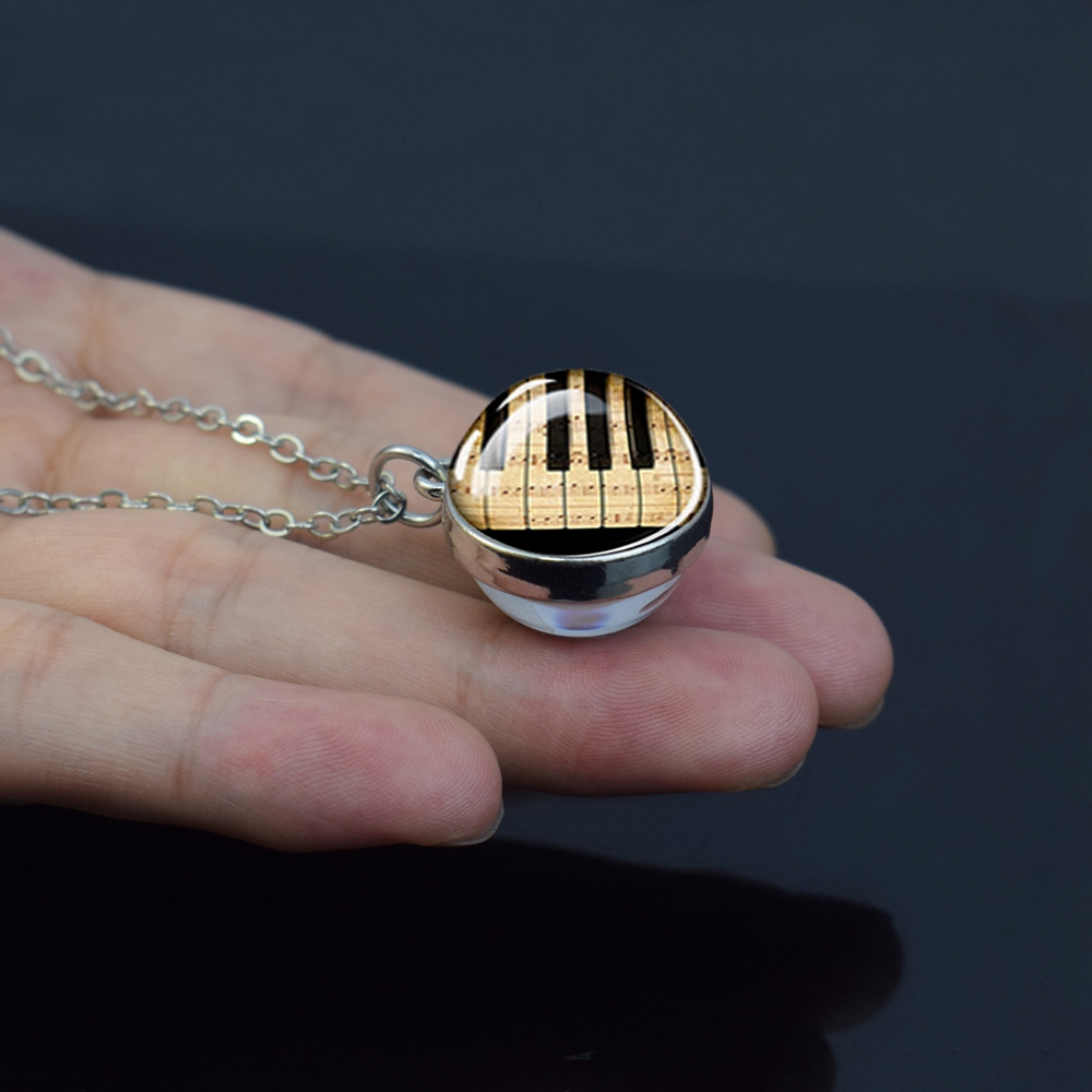 女性のための楽器,ペンダント付きの楽器,音楽と音楽を持つ女性 - Musical Instrument Glass のレビューと価格